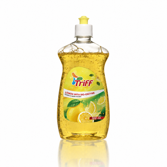 Triff Dishwah Gel (Lemon with Bio Enzyme) Bottle