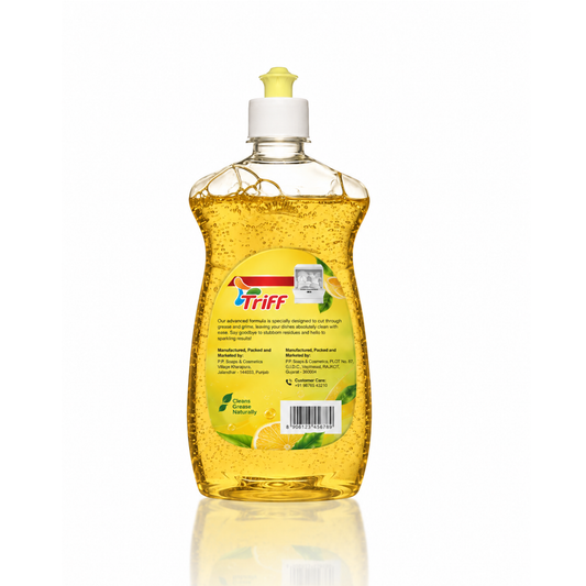 Triff Dishwah Gel (Lemon with Bio Enzyme) Bottle